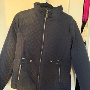 Giacca Navy Quilted Puffer Jacket